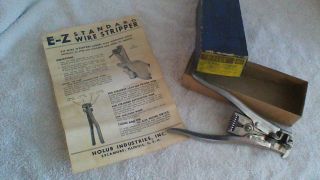 Very Rare Vintage Holub Industries Inc.  E - Z Automatic Wire Stripper 2