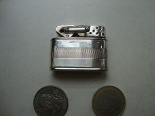 Vintage Automatic Sterling Silver Karl Wieden Kw Pocket Cigarette Lighter Benzin