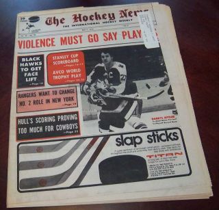 The Hockey News Vol 29 No.  30 May 7 1976 Darryl Sittler 5 Goal Game