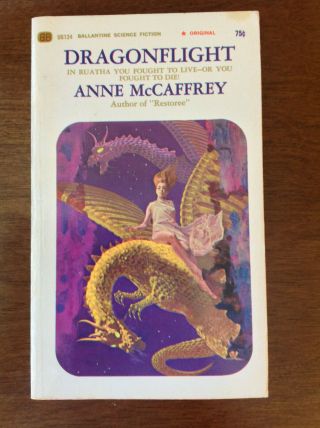 Dragonflight By Anne Mccaffrey Vintage Pb First Printing July 1968 Near Fine