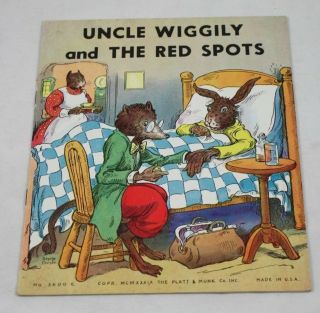 Uncle Wiggily And The Red Spots By Howard R Garis 1939 Platt & Munk No 3600 E
