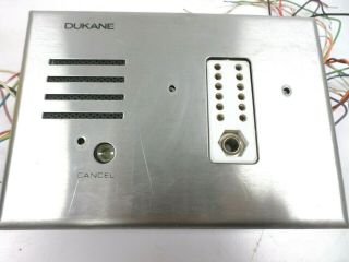 Vintage Dukane Metal Nurse Enhanced Speaker Call Switch Assembly Hard To Find