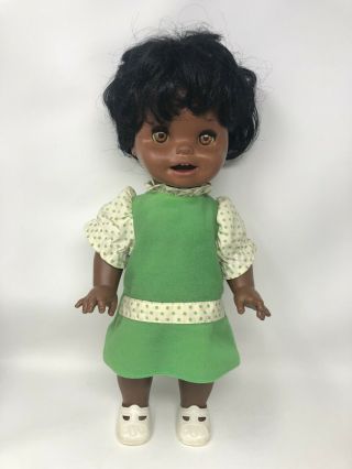 Rare Vintage Mattel 1972 African American Saucy Doll 16 " Tall Black Aa