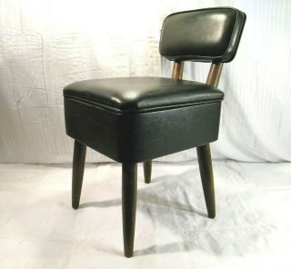 Vgt Gilbert & Ryan Mid Century Danish Modern Wardrobe Valet Sewing Chair Storage