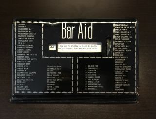 Bar Aid Vintage Drink Recipe Guide - From Adonis To Zazarac - Great Decor Piece