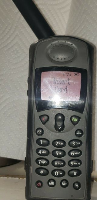 Iridium 9505 Satellite Phone With Antenna And Battery,  No Charger Or Sim Card