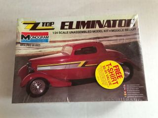 Vintage Monogram 1/24 Scale Zz Top Eliminator Model Kit