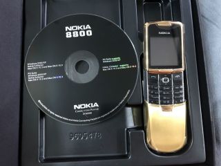 Nokia 8800 Classic Gold Edition Rm - 13 Made In Germany Mobile Phone