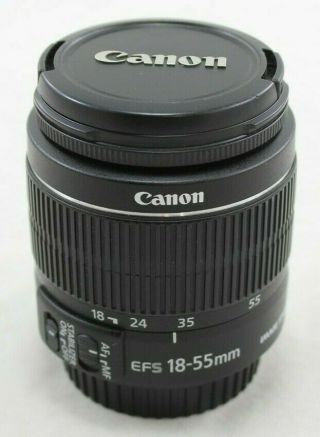 Canon Ef - S 18 - 55mm F/3.  5 - 5.  6 Is Ii Lens Dslr Camera Eos Rebel T5 T6 T7 Efs Zoom