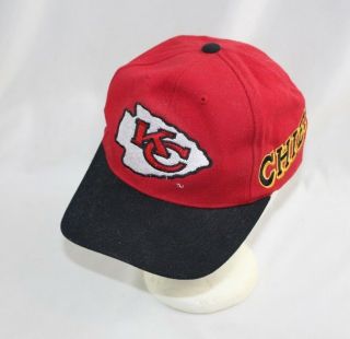 Vintage 90s Kansas City Chiefs Sports Specialties Pro Line Snapback Hat Cap