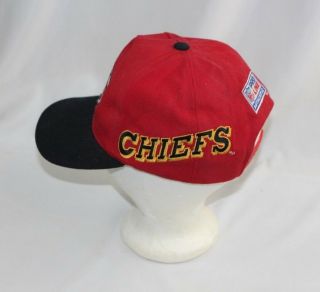 Vintage 90s Kansas City Chiefs Sports Specialties Pro Line Snapback Hat Cap 2