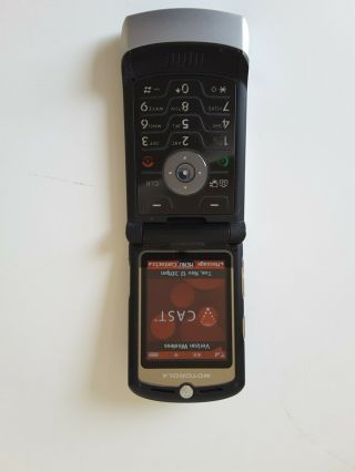 Motorola Razr V3m V3 VERIZON Cell Phone Razor Silver razer flip camera vcast - C - 3