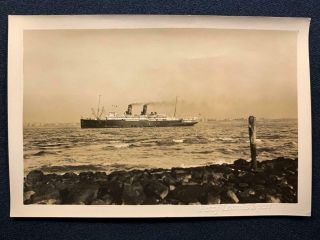 1932 Ss Orizaba Ocean Liner Ship Old Nyc Sperr York City Photo T176