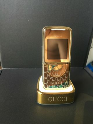 Luxury Nokia 8800 Sirocco Gold Gucci Edition Phone Made In Germany
