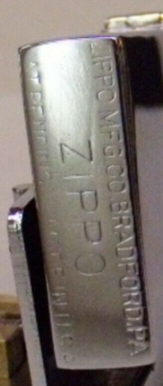 Rare Vintage 1933 - 1934 Zippo Lighter - 3 Barrel Outside Hinge Very Very Rare