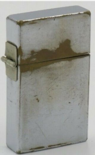 Rare Vintage 1933 - 1934 Zippo Lighter - 3 Barrel Outside Hinge Very very rare 2