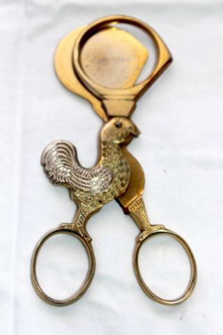 Vintage Soft - Boiled Egg Cutter Chicken Scissors Solingen Germany