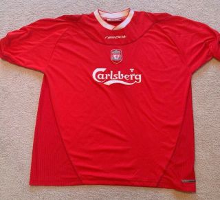 2002 - 04 Liverpool Fc Retro Home Kit Xxl