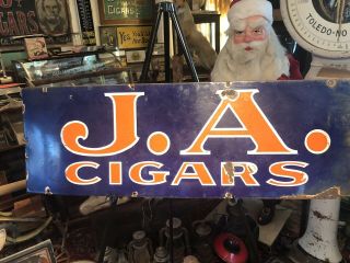 Antique Cigar Store Advertising Sign