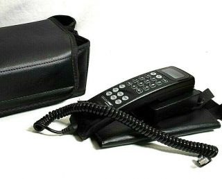 Vintage Motorola Bag Phone Replacement Handset W/ Bag Model Scn2523a No Battery