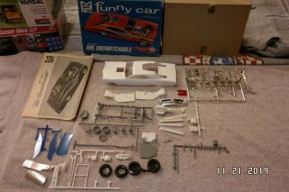 Mr.  Unswitchable Funny Car Model Kit Mpc Rare With Resin Top