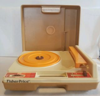 Vintage 1978 Fisher Price 825 Record Player Phonograph 33 & 45 