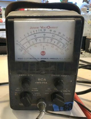 Vintage Analog Meter Display for RCA WV - 77A 
