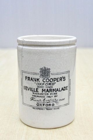 VINTAGE 2lb MUCH TALLER FRANK COOPER ' S OXFORD HOME MADE SEVILLE MARMALADE POT 2