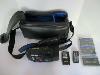 Sony Ccd - Tr65 Video 8 Handycam W/remote/bag/ 2 Sony Mp 120min Vid Cassettes