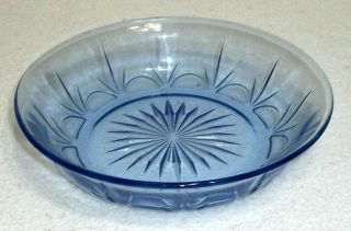 4pc Set Vintage Avon American Blue By Fostoria Cereal Bowls Item 3352 Avcamb