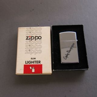 Vintage Zippo Slim Lighter - Copley Newspapers - San Diego
