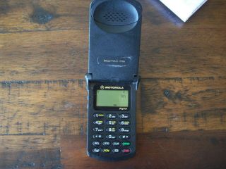 Vintage Motorola Startac Cell Phone W/ Charger