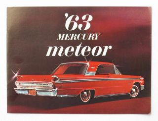 1963 Mercury Meteor Series Full Line Brochure Custom S - 33 Vintage