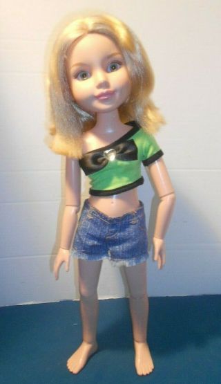 Mga Best Friend Club Doll Green Eyes Blonde Hair 18 " Articulated Jointed -)) ) 