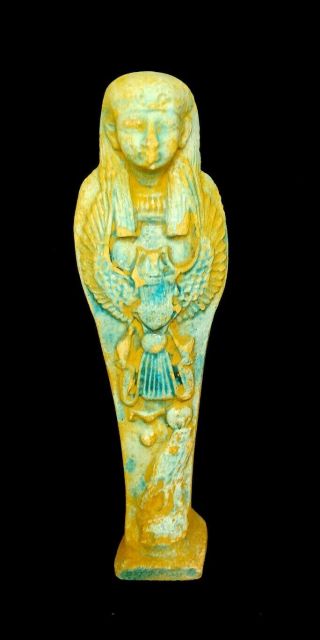 Shabti Egyptian Ushabti Ancient Statue Bc Faience Egypt Antiques Stone Antique