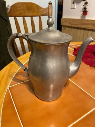 Vintage Pewter Tea Pot International Silver Company Usa