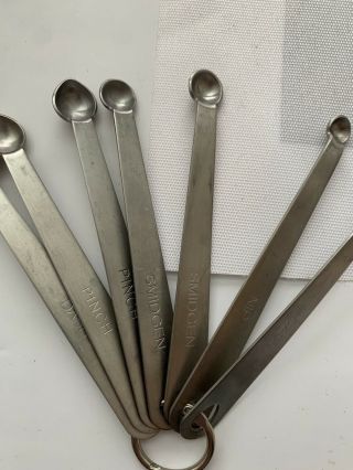 Pinch/dash Vintage Measuring Spoon Set