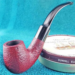 1973 Dunhill Red Bark Classic 3/4 Bent English Estate Pipe
