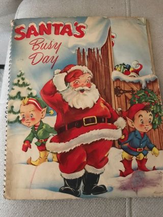 Rare Vintage 1953 Santa 