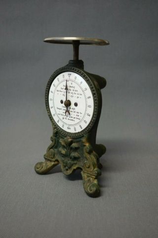 ANTIQUE POSTAL SCALE LETTER SCALES BALANCE PESE LETTRE BRIEFWAAGE 3