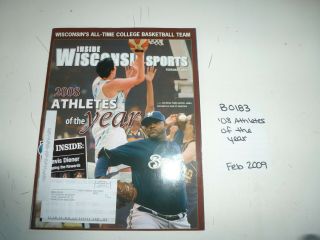 2/09 2009 Inside Wisconsin Sports Brewers Cc Sabathia Badgers Packers Pacers
