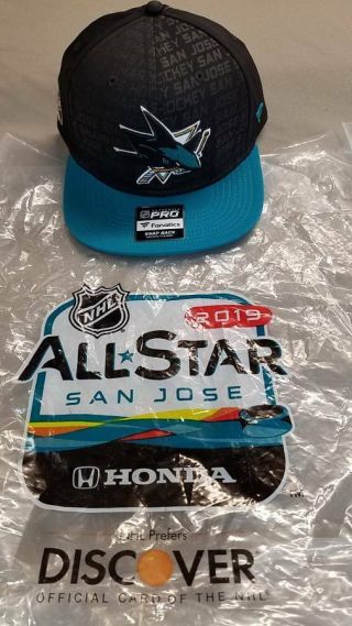 San Jose Sharks Cap ALL STAR 2019 2