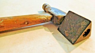 Vintage Rare Rotating Head Glaziers Hammer - Triangle Shaped Head - Window Hammer