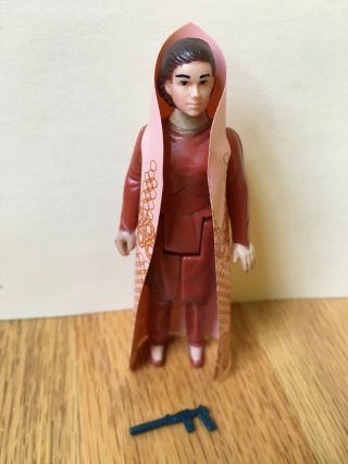 Vintage Star Wars Esb 1980 Princess Leia Bespin Complete W/ Weapon