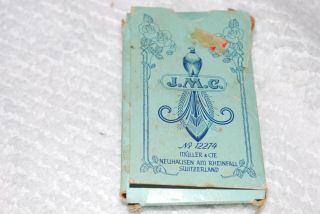 Vintage J.  M.  C Mlle Lenormand Swiss Made Tarrot Card Deck No 12274