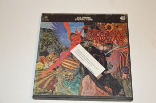 Santana Abraxas Reel To Reel Tape 4 Track Classic Rock Album Cr - 30130 Vintage