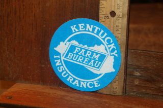 Vintage Coal Mining Decal Sticker Kentucky Farm Bureau Insurance