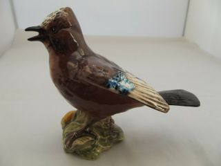 Vintage Beswick England Bird Jay 2417 Brown & Blue Best Quality