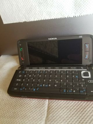 Nokia E Series E90 Communicator - Red  Smartphone.  Need Charger&batter