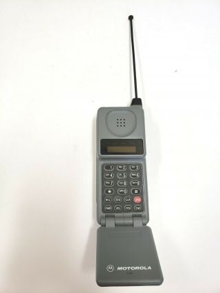 Motorola 34017narsa Vintage La Cellular Flip Phone Digital Personal Communicator